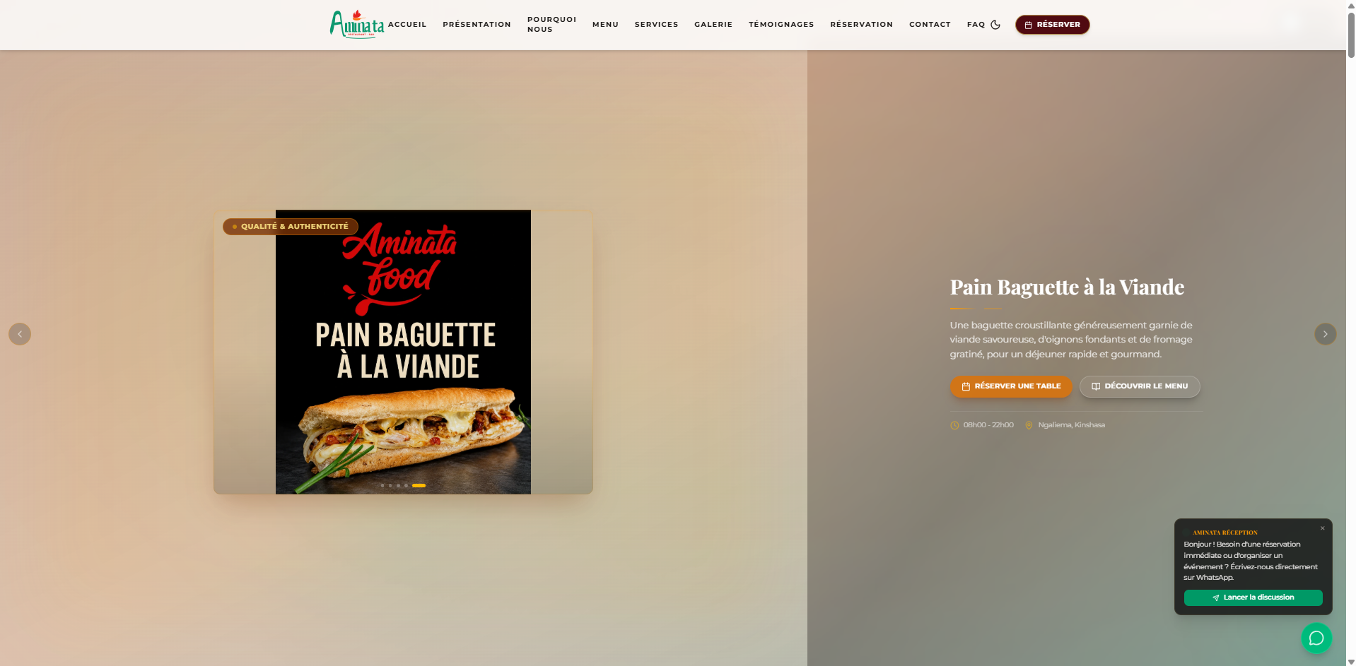 Site vitrine professionnel